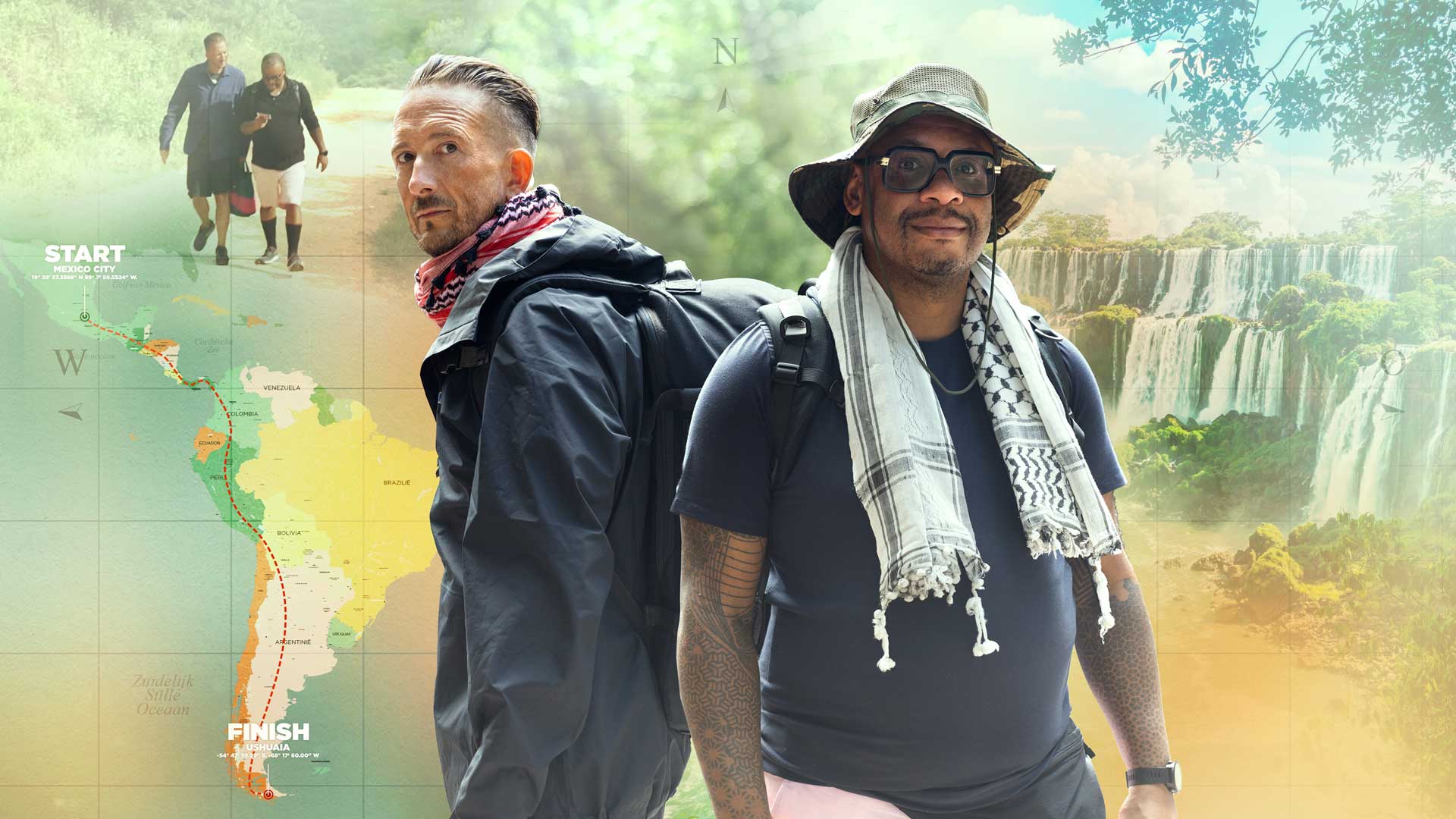 Howard Komproe en vriend Dre