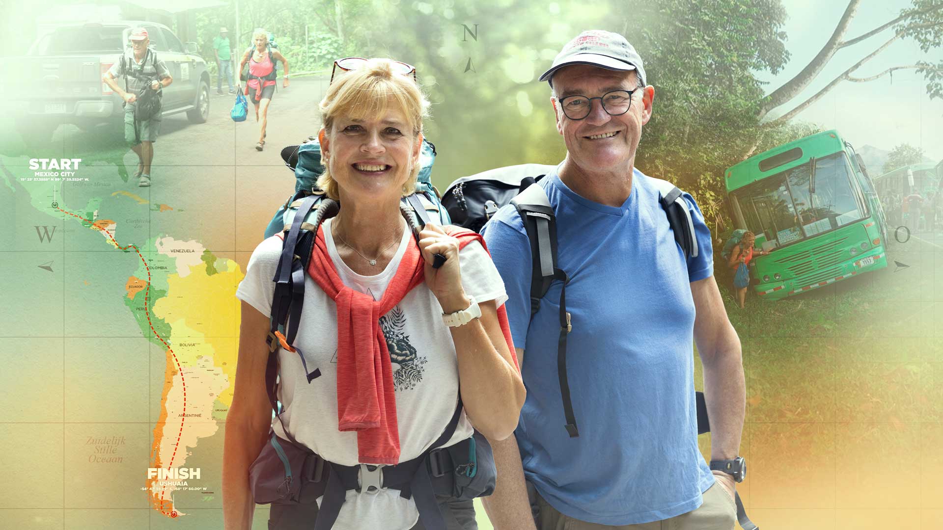 Olga Commandeur en echtgenoot Frank