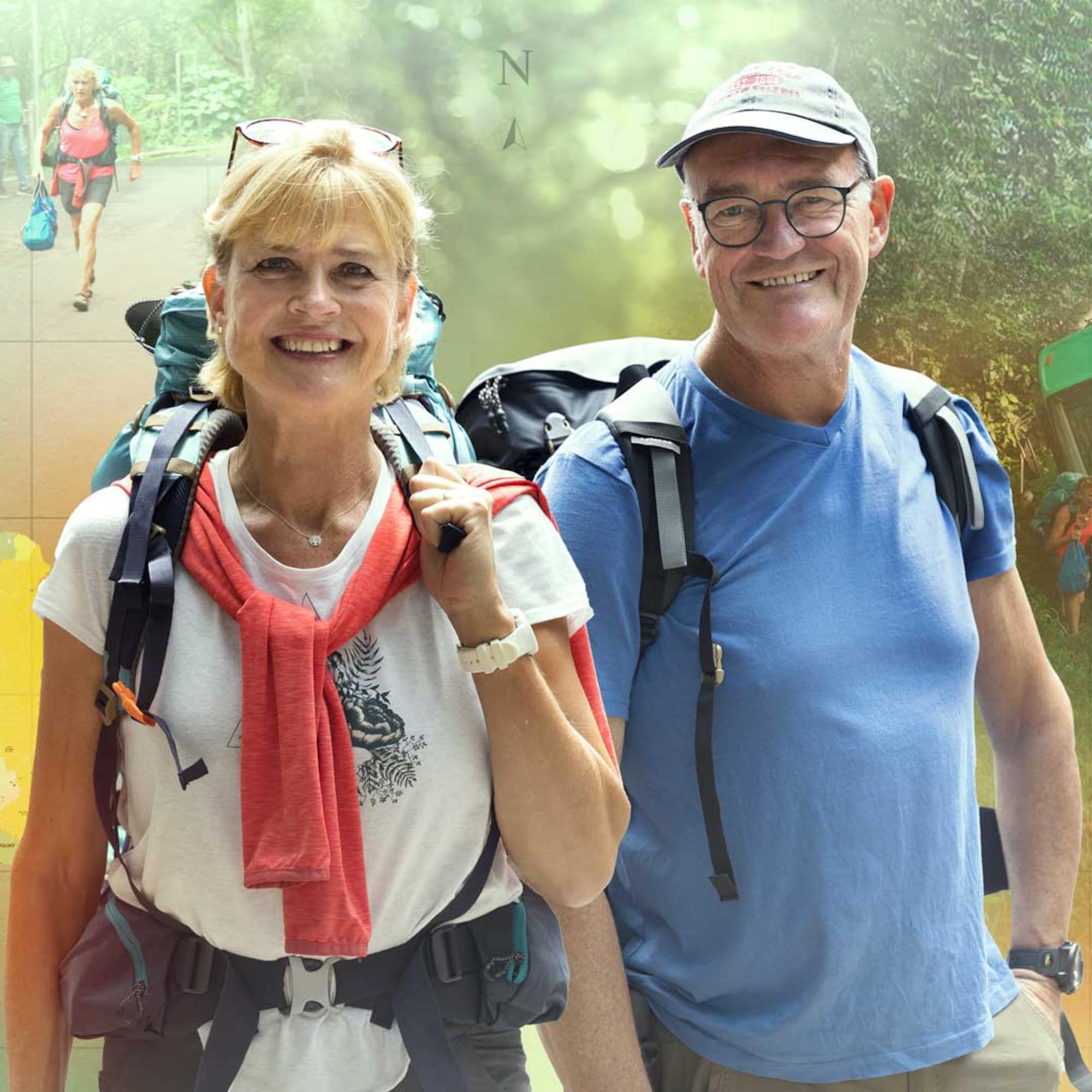 Olga Commandeur en echtgenoot Frank