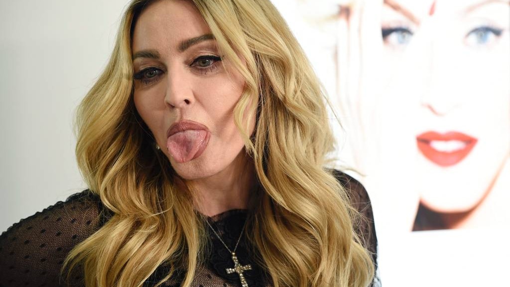 Madonna 'shockeert' met okselhaarfoto