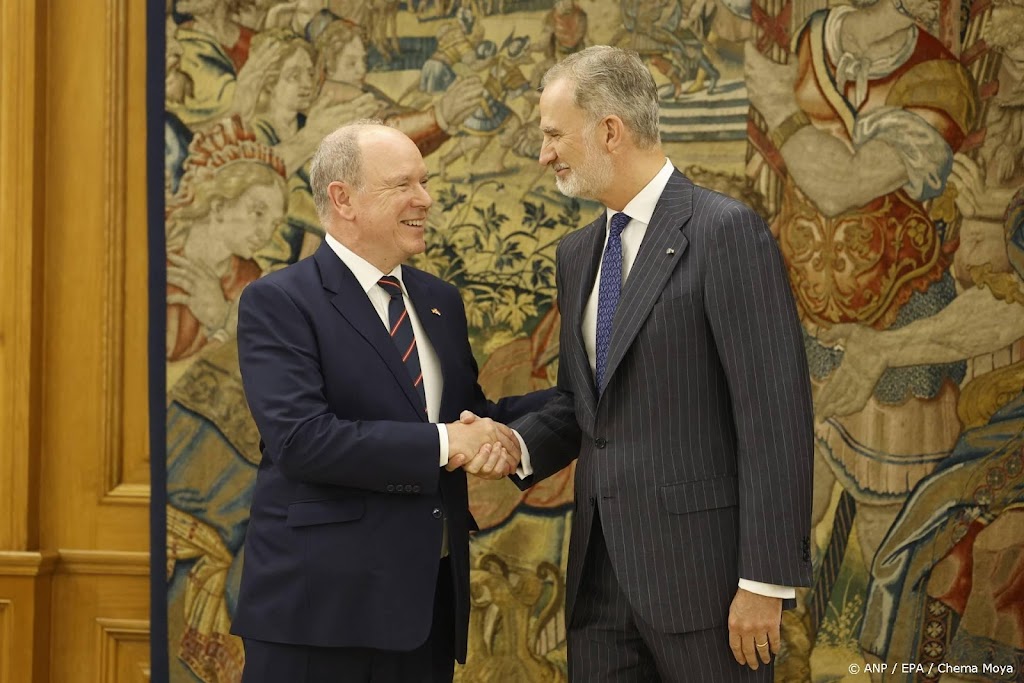 Koning Felipe luncht met prins Albert van Monaco