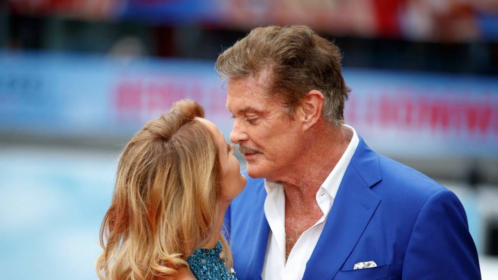 David Hasselhoff geeft jawoord in het zonnige Italië