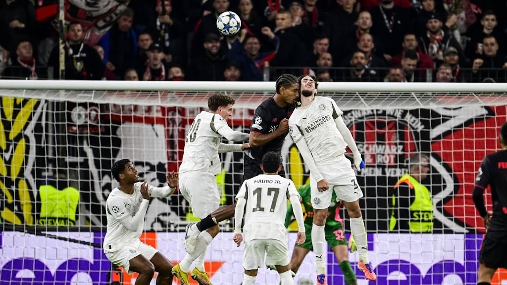 PSV pakt bij Leverkusen als eerste Nederlandse club dit seizoen punt in Europa