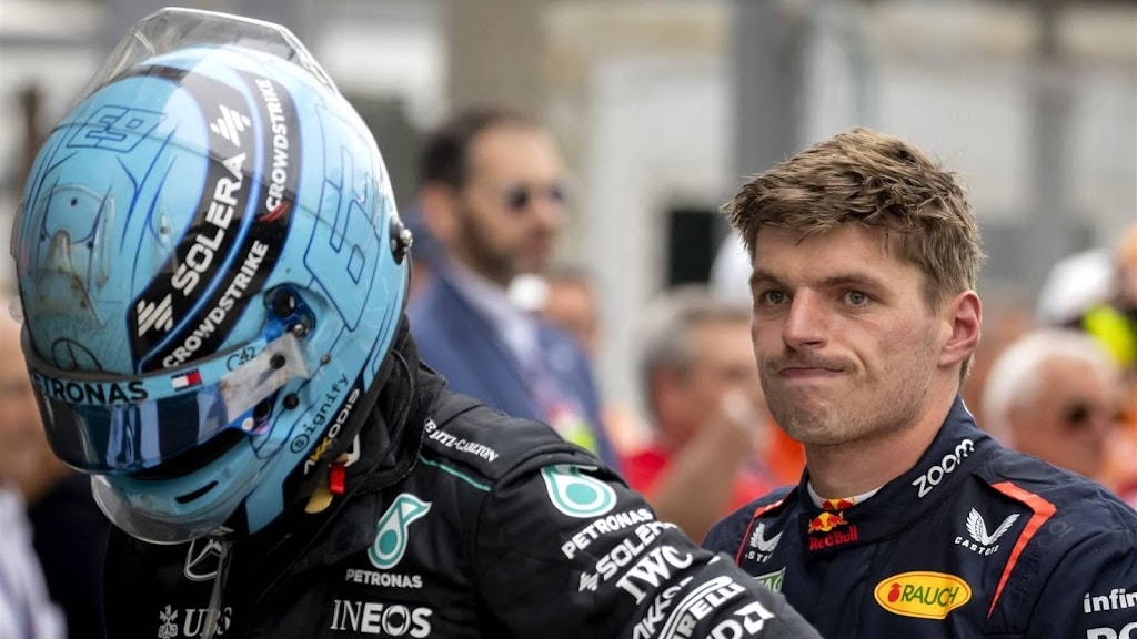 Verstappen is respect voor Russell kwijt na 'aansmeren' penalty