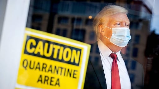 Madame Tussauds plaatst Donald Trump in quarantaine
