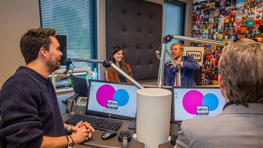 Domien Verschuuren durfde koning niet te vragen of hij Qmusic luistert