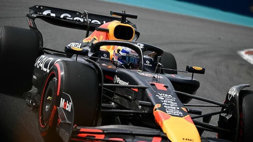 Verstappen op pole bij Grote Prijs van Miami: 'Geweldige kwalificatie'