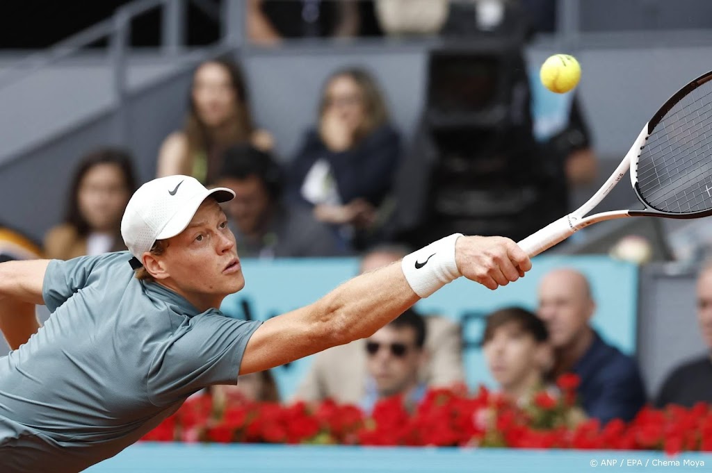 Sinner wint masterstoernooi van Madrid voor het eerst