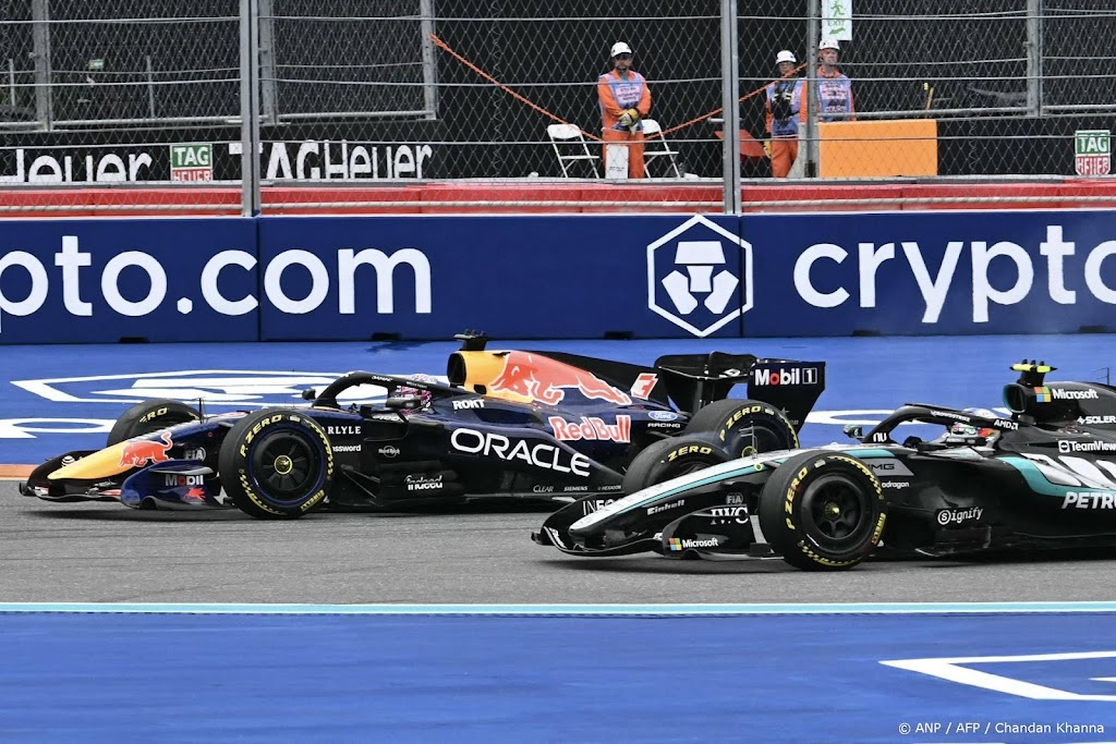 Verstappen na inhaalrace vijfde in GP Miami, zege Antonelli