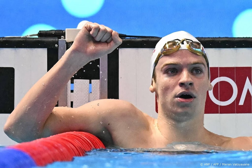 Tweede wereldtitel zwemmer Marchand in Singapore