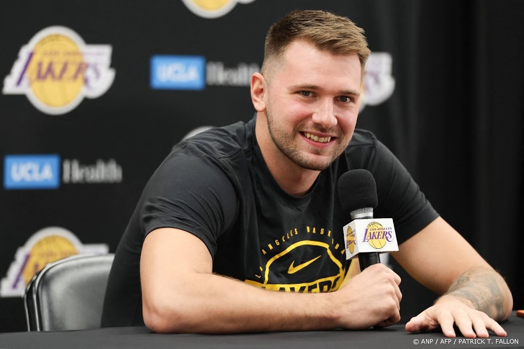 Basketballer Doncic mist slot reguliere competitie met blessure