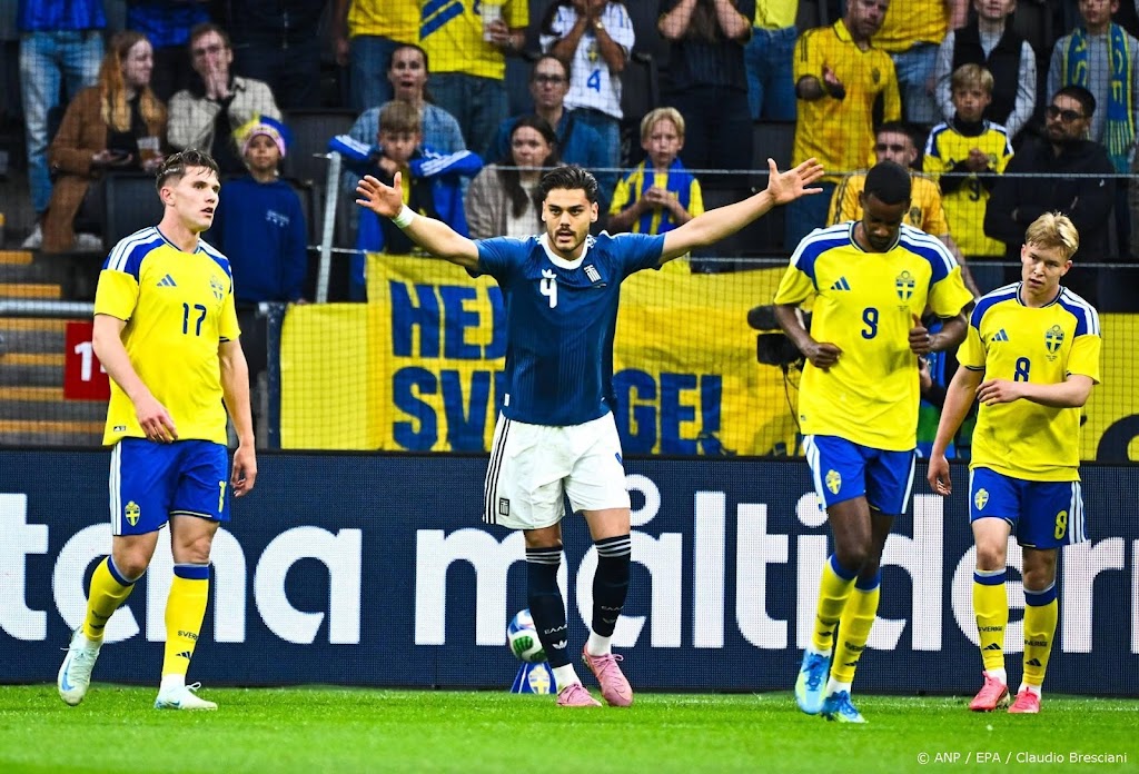 Oranje-tegenstander Zweden wint ook niet van Griekenland