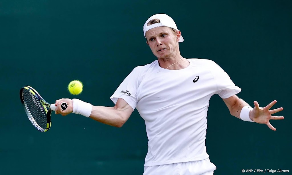 Tennisser De Jong strandt op US Open in tweede ronde tegen Bergs