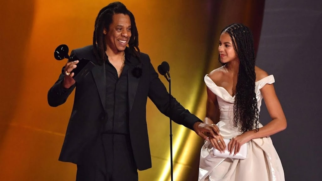 Jay-Z neemt het op voor Beyoncé bij uitreiking Grammy Awards