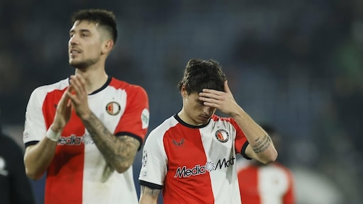 Gehavend Feyenoord komt tekort tegen Internazionale
