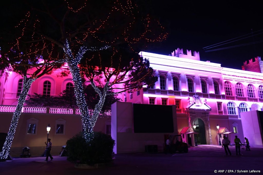 Paleis Monaco verlicht in kleuren VS voor Onafhankelijkheidsdag