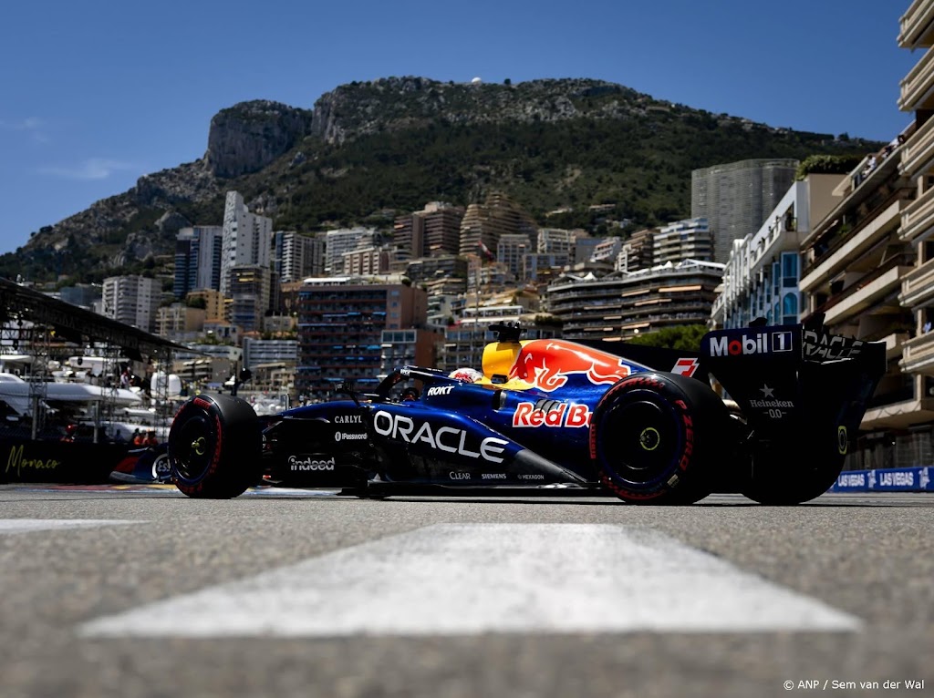 Verstappen rijdt vijfde tijd in derde vrije training Monaco