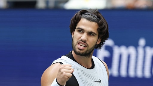 Tennisser Alcaraz na zege op Paul naar kwartfinales US Open