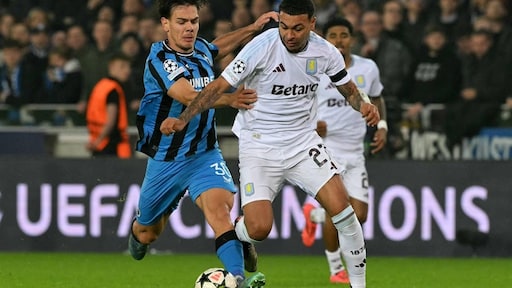 Aston Villa verliest in CL door gek moment bij Club Brugge