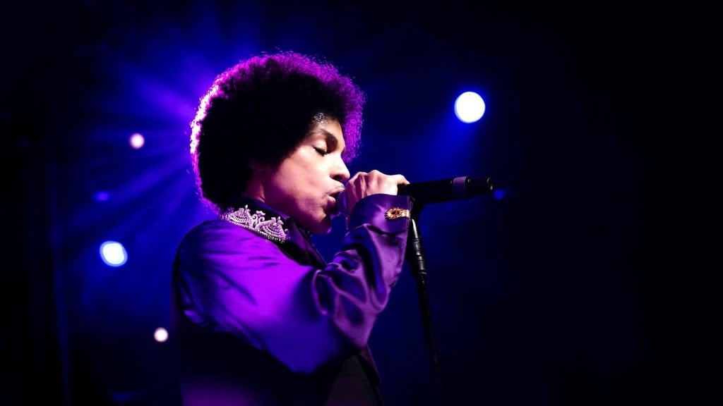 Gigantisch paars geverfd huis Prince te koop