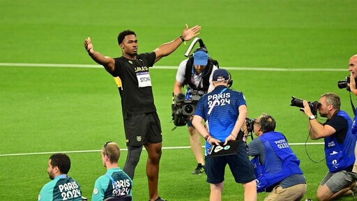 Jamaicaanse discuswerper Stona verrast favoriet Alekna