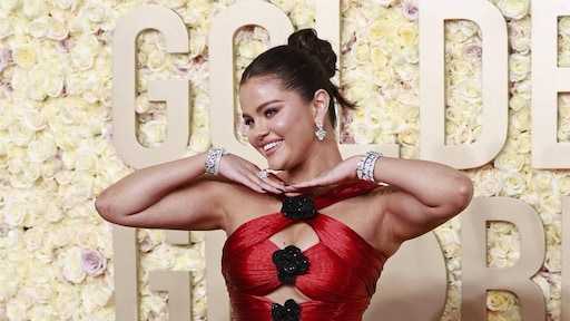 Selena Gomez kust vriend Benny na Golden Globes: 'Ik win'