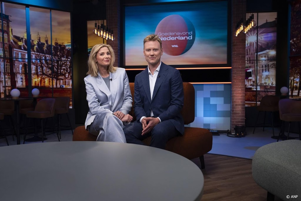 Welmoed Sijtsma en Sam Hagens presenteren Goedenavond Nederland