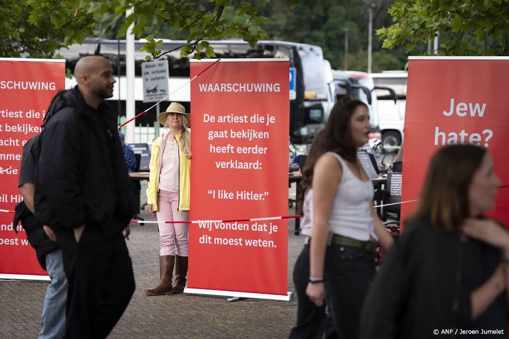 Aanhouding voor verstoren openbare orde bij concer