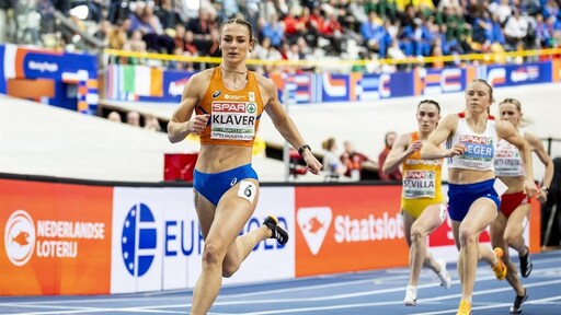 Klaver deed in gouden race alsof Femke Bol voor haar liep