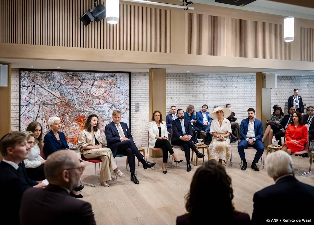 Koning en Steinmeier luisteren naar zorgen Joodse gemeenscha