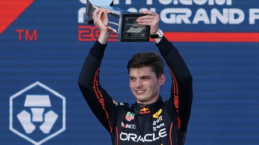 Max Verstappen viert overwinningsfeest met Martin Garrix in Miami