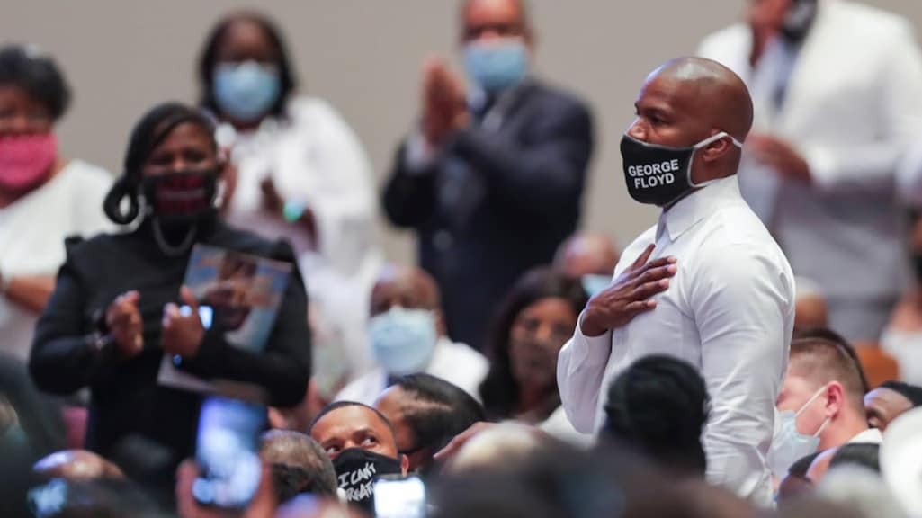 Ook Jamie Foxx aanwezig bij uitvaart George Floyd