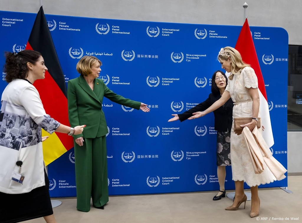 Máxima bezoekt ICC samen met Duitse presidentsvrou