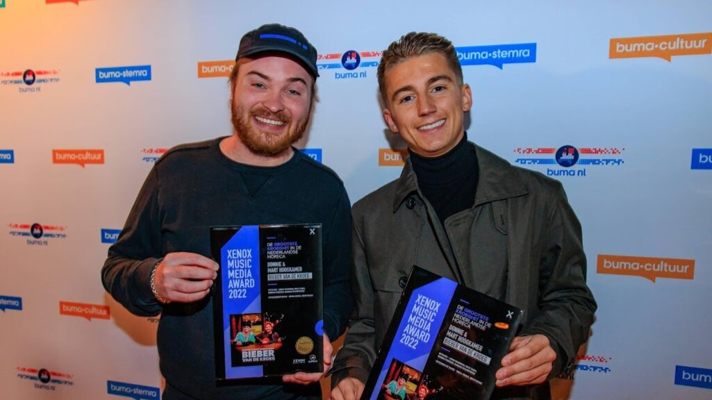 Mart Hoogkamer en Donnie grote winnaars Buma NL Awards