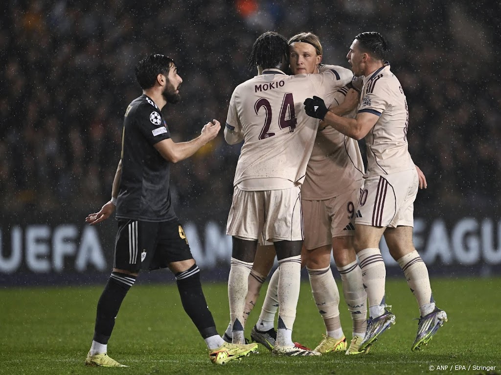 Ajax pakt bij Qarabag eerste punten in Champions League