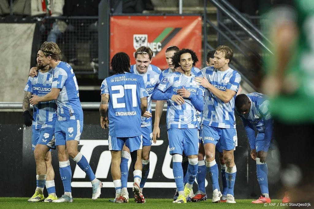 FC Utrecht maakt met zege bij NEC einde aan negatieve reeks