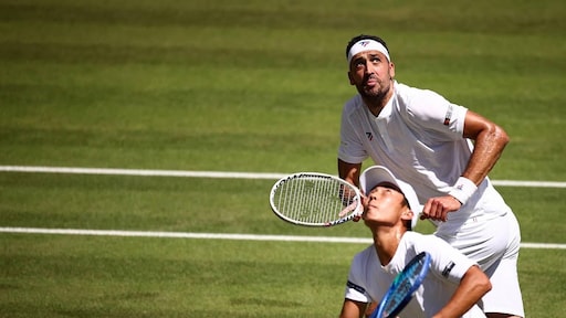 Nederlandse tennisser Pel verliest finale dubbelspel Wimbledon