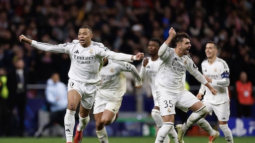 Real Madrid schakelt Atlético uit na strafschoppen