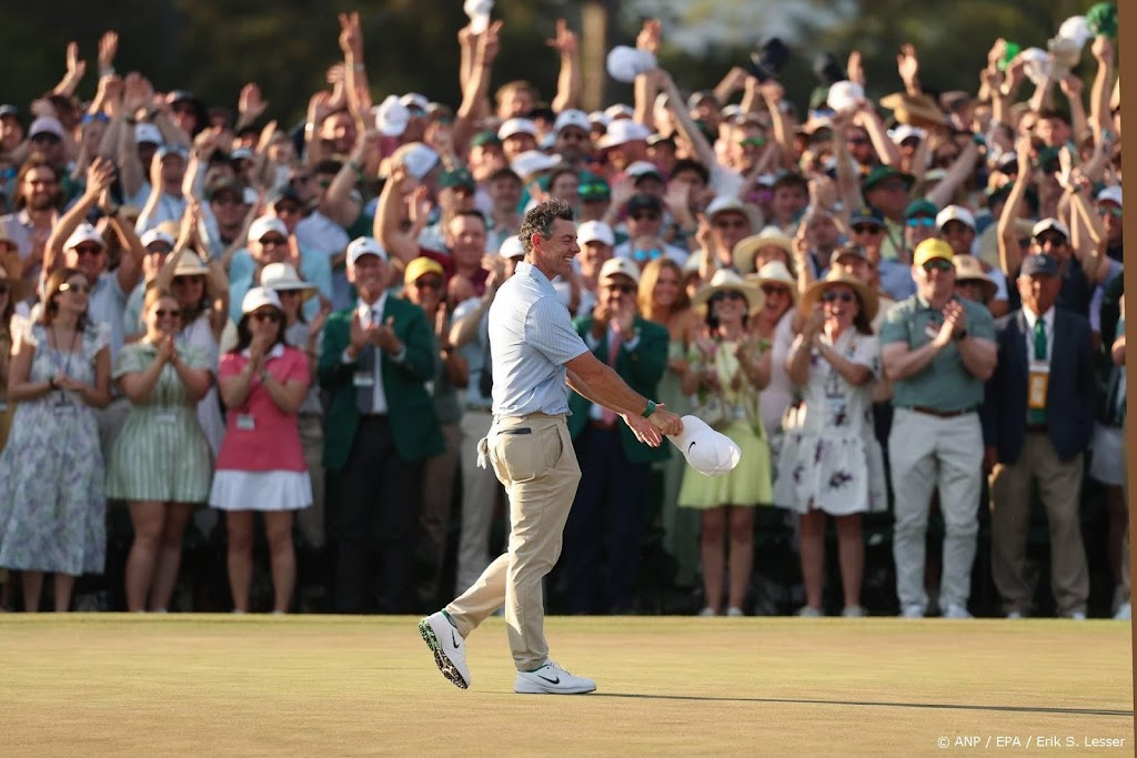 Golfer Rory McIlroy wint de Masters voor tweede jaar op rij