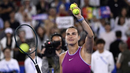 Sabalenka wint voor de derde keer het tennistoernooi van Wuhan