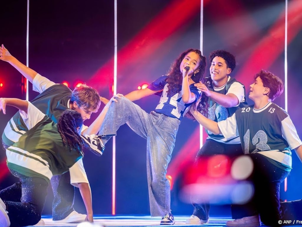 Meadow heel blij met performance op Junior Eurovisie Songfestival
