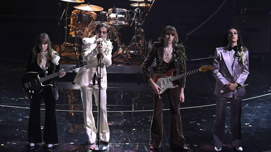 Måneskin grapt over drugsincident tijdens finale songfestival