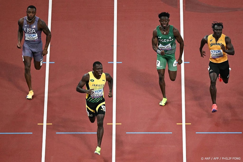 Jamaicaan Seville sprint naar wereldtitel op 100 meter