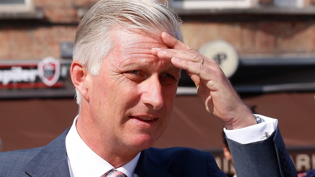 Jarige Philippe Geubels op de koffie bij jarige koning Filip