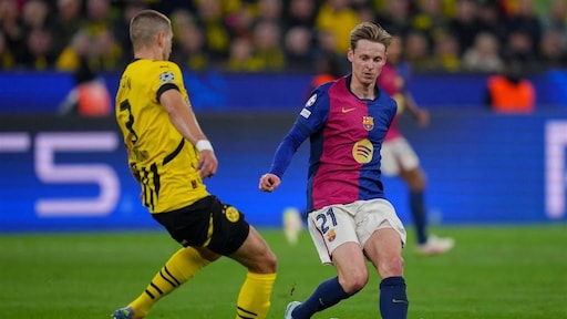 De Jong verlichtte over plaats in semi -finale met FC Barcelona
