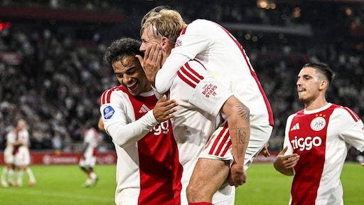 Ajax naar plek vier na winst tegen Willem II in inhaalwedstrijd