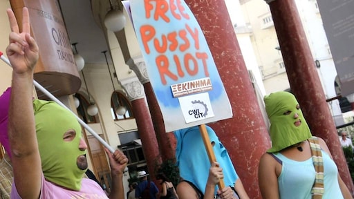 Leden Pussy Riot vast na actie WK-finale
