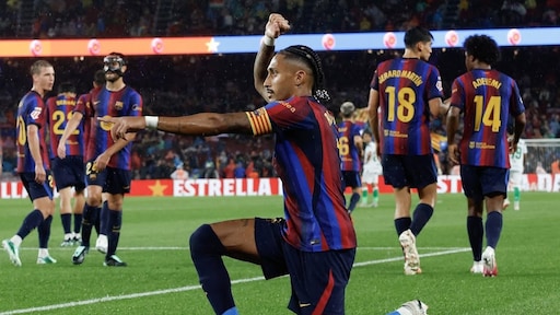 Barcelona boekt zeer ruime zege op Racing Santander