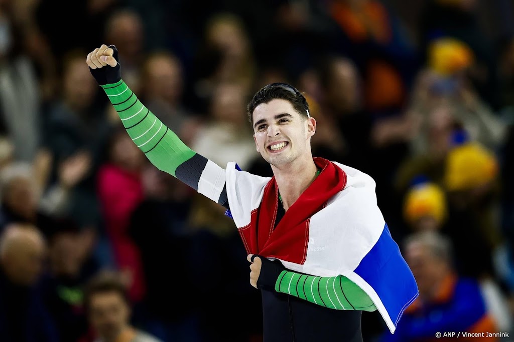 De Boo wint met Nederlands record op 500 meter in Salt Lake City