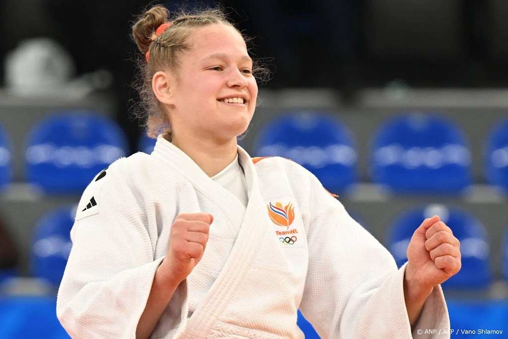 Judoka Van Lieshout verrast zichzelf met snelle EK-zege